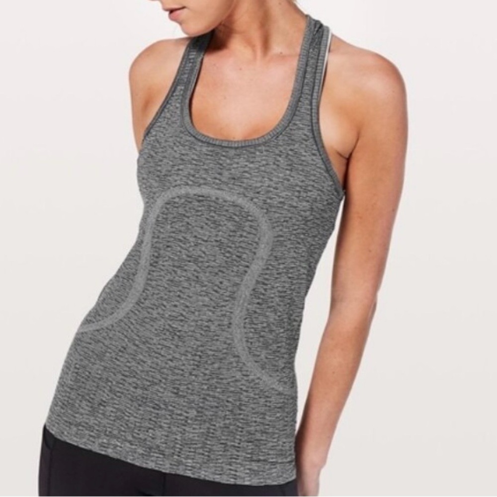 Lululemon Athletica Charcoal Racerback Tank